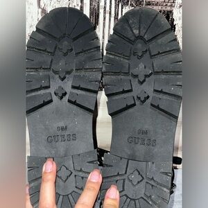 Guess Black Rugged Sole Footwear